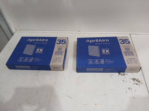 x2 AprilAire Humidifier water panel filter replacement - 13" x 10" x 2" (model: 35) image 2