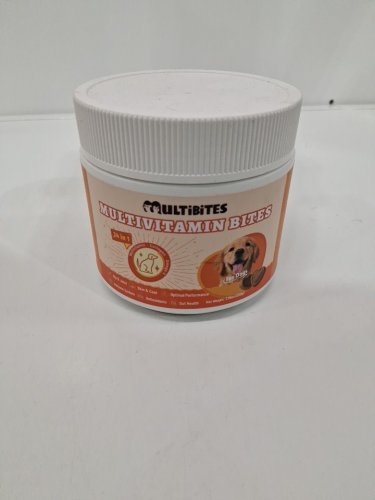MULTIBITES Dog Vitamins and Supplements with Taurine for Heart Health - 220G image 3