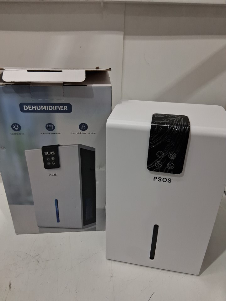 PSOS Dehumidifier FOR BASEMENTS WITH AUTO SHUT OFF AND 2 WORKING MODES - 900SQ.FT - WHITE (MODEL: PS-01SG) image 2