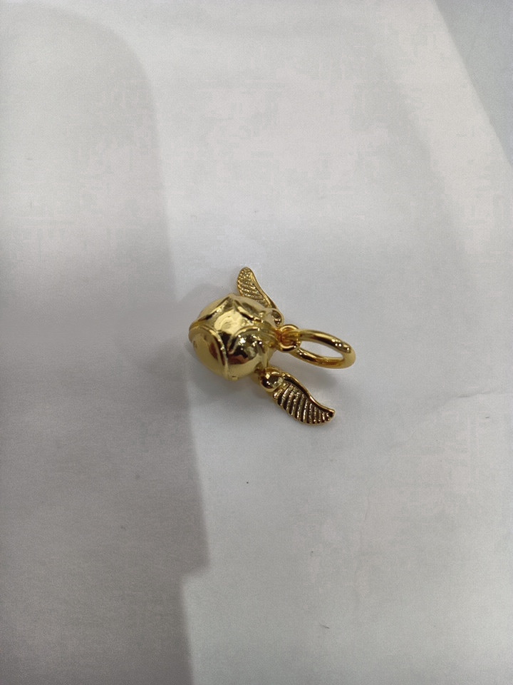WOMENS PANDORA X CHARMY HARRY POTTER GOLDEN SNITCH dangle CHARM -S925 STERLING SILVER image 2