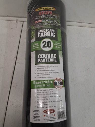 QUEST Better barriers landscape fabric roll for garden - 45" X 240FT - BLACK (MODEL:510012) image 3