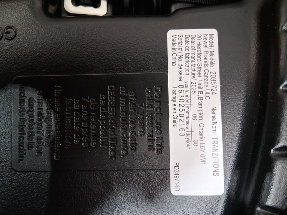 GRACO C20 TRANZITIONS 3-IN-1 HARNESS BOOSTER CAR SEAT - 100LBS CAP - BLACK (MODEL: 2035724) image 2
