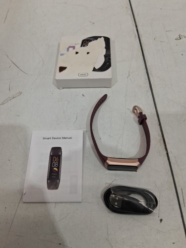 Amoled Touch Screen Smart Watch with 24/7 Heart Rate AND 25 SPORT MODES - Purple/GOLD image 3