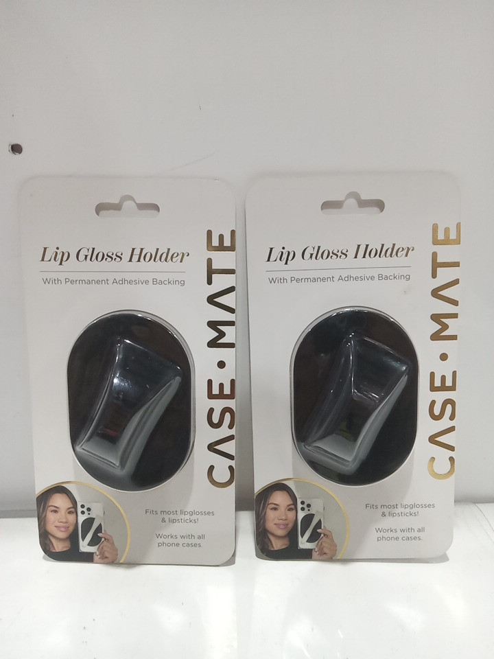 2 Case-mate silicone lip gloss holder with permanent adhesive backing - Black (Model: CM05540-05) image 2
