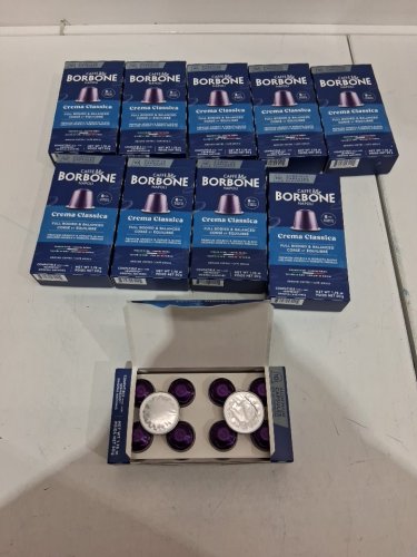 100PK Caffé Borbone Crema Classica Nespresso Compatible Pods - blue image 3
