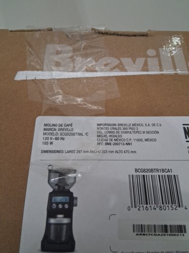 BREVILLE THE SMART GRINDER PRO - 18OZ BEAN CAPACITY - BLACK TRUFFLE (MODEL: BCG820BTR1bca) image 9