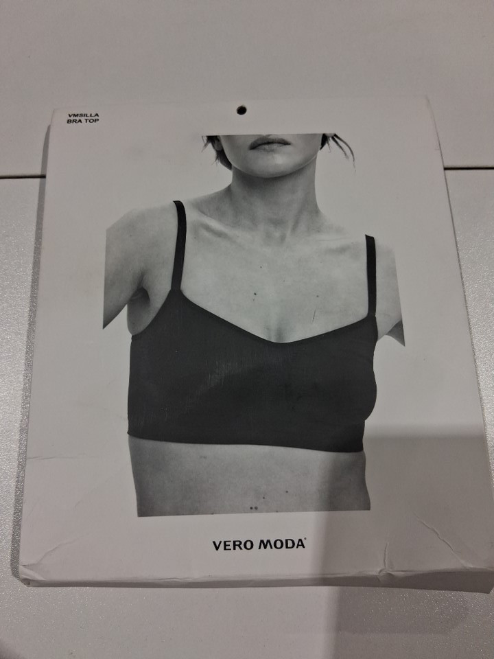 WOMEN'S VERO MODA VMSILLA Seamless Bra - LARGE/EXTRA LARGE - Black - (Style: 10276652) image 2