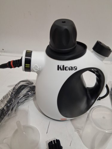 10PC KLONA MULTI PURPOSE HANDHELD STEAM CLEANER WITH ACCESSORIES - WHITE (MODEL: HY-307) image 5
