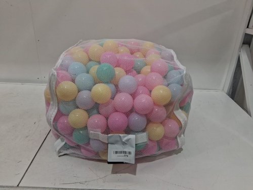 400pk Amazon Basics BPA Free Crush-Proof Plastic Ball Pit Balls with Storage Bag - pastel colors (Model: 76188P) image 2