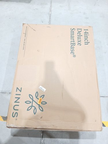 Zinus Deluxe Smart Base No Assembly Metal Bed Frame - Queen - 14" - Black image 3