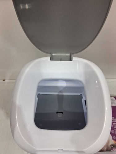 litter genie style cat litter odor control disposal system pail - 18.1" - white (model: ‎I000710) image 5
