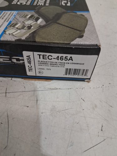 tec ceramic disc brake pads/CMX rear brake DRUMs FOR VARIOUS HONDA MODELS (MODEL: tec-465a/ cmx 8-9724) image 4