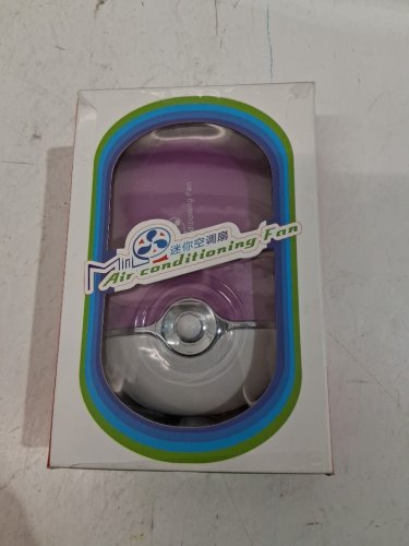 RECHARGEABLE HANDHELD MINI AIR CONDITIONING FAN - MAGENTA image 3