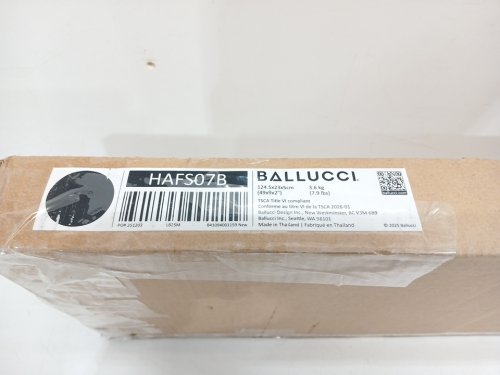 Ballucci Floating Shelves Wood Wall Shelf - 49" x 9" x 2" - BLACK (MODEL: HAFS07B) image 4