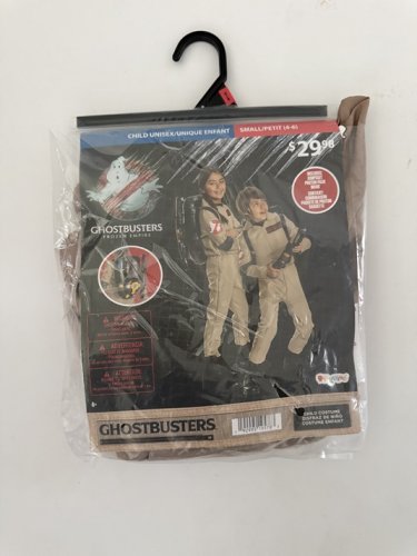 2PC kid's Disguise Deluxe Ghostbusters: Frozen Empire Flight Suit Costume - small (4-6) image 2