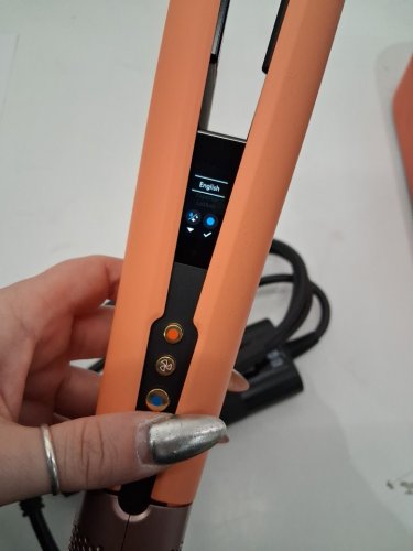 DYSON AIRSTRAIT WET TO DRY HAIR STRAIGHTENER - LIMITED EDITION APRICOT/ TOPAZ (MODEL: HT01) image 7