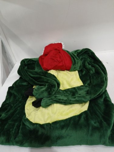 ADULT UNISEX RUBIES DINOSAUR COSTUME - LARGE/EXTRA LARGE - GREEN AND YELLOW image 2