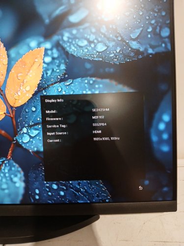 dell anti-glare full hd computer monitor - 24" (1920x1080) - black (model: se2425hmf image 3