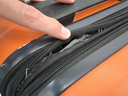 Amazon Basics Hardshell Carry-On Luggage With Wheels - 21" x 13" x 8" - orange image 11