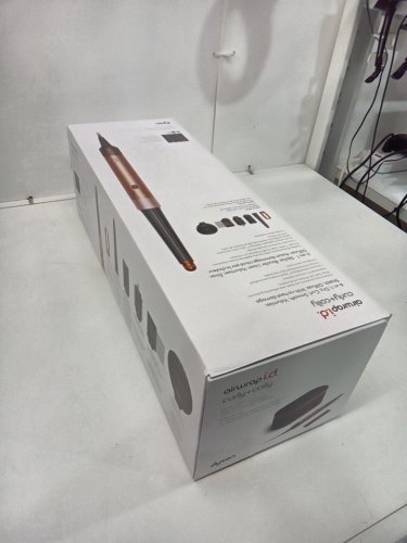 6PC DYSON i.d curly + coily airwrap multi styler and hair dryer with bluetooth - amber silk ( model: hs08) image 10
