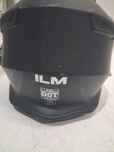 ILM Open Face Motorcycle Helmet for Moped, ATV Cruiser, Scooter DOT FMVSS NO.218 - XXL - BLACK (63-64CM) (MODEL: ILM-726X) image 3