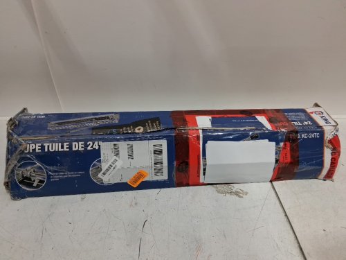 King Canada Tile Cutter Dual chrome-plated steel - 24" - SILVER/BLUE  (MODEL: KC-24TC) image 2