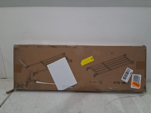 Hershii Tension Rod Shelf - 40"-60" - white/beige (model: 0778) image 2