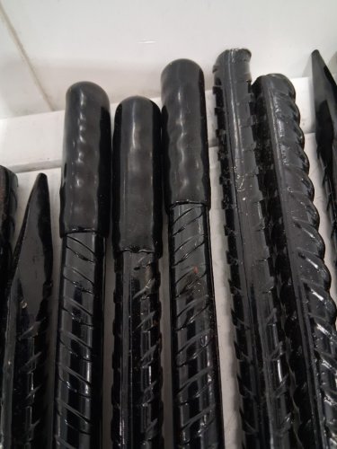 20PC heavy duty Rebar Stakes with Chisel Point End & Rust-Resistant Coating 24" - black (model: 12-610) image 4