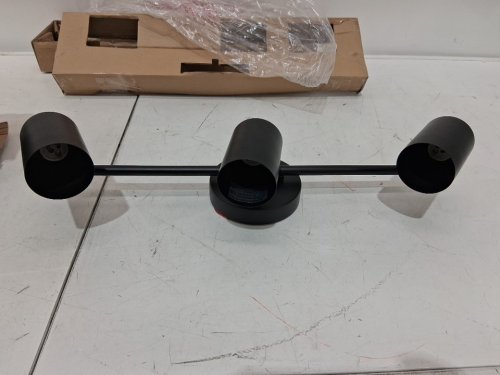 Globe Electric Pratt Hard Wired 3-Light Track Lighting Kit  - 21" x 7.25" - black (Model: 64000091) image 4