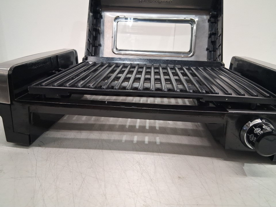 HAMILTON BEACH FLAVOUR SEARING SMOKELESS ELECTRIC GRILL - STAINLESS STEEL (MODEL: 25361C) image 5
