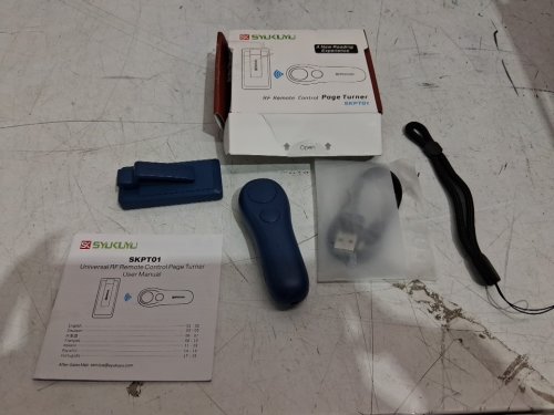 SYUKUYU RF Remote Control Page Turner FOR E-READERS, PHONES, TABLETS, ETC - BLUE (model : SKPT01) image 2