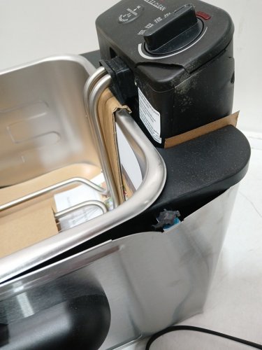 T-fal EZ Clean Deep Fryer, Low Odor XL Deep Fat Fryer - 3.5L - black/silver (model: serie f58-m1) image 6