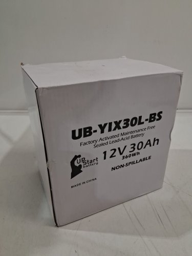 Upstart Battery Rechargeable Replacement for YIX30L-BS Battery - Fits Various Polaris, BMW and Arctic Cat Models* - 12V 30AH - Black (Model: ‎UB-YIX30L-BS) image 3