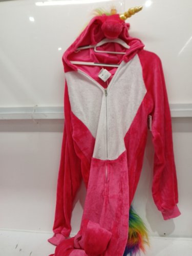 ADULT RUBIES PINK UNICORN COSTUME - M: SMALL / W: MEDIUM - PINK/ASSORTED COLOURS image 2