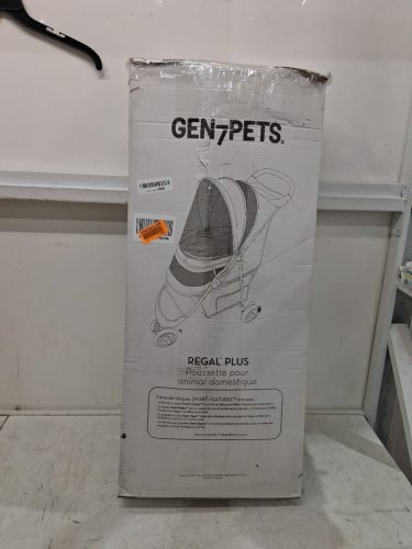 GEN7PETS REGAL PLUS PET STROLLER - 38"X17"X38" - GREY SHADOW MODEL: G2320GS image 2