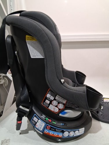 GRACO EASYTURN 360 2-IN-1 CONVERTIBLE CAR SEAT - CYRAN BLACK/GREY (MODEL: 2227897) image 6