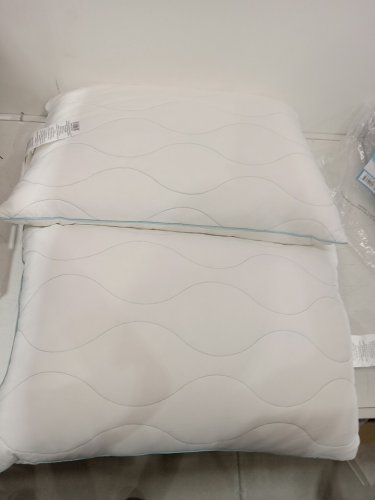 2pk below zero cooling pillow with memory foam and fiber - queen - white (model : 2893207) image 4