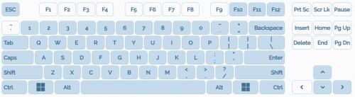 RK ROYAL KLUDGE RK61 Wired 60% Mechanical Gaming Keyboard RGB Backlit Ultra-Compact Brown Switch - White (MODEL : RK61) image 2