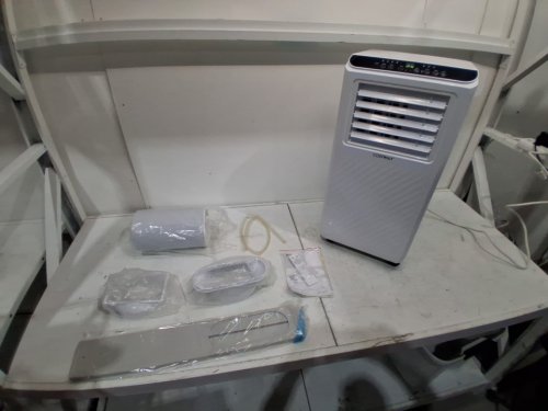 COSTWAY Portable Air Conditioner with Remote Control, Digital Display - 8000 BTU - white (Model: ‎FP10579US-WH) image 3
