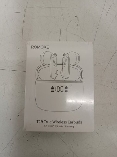 ROMOKE wireless earbuds - 7 to 8 hour playtime - black (model: t19) image 3