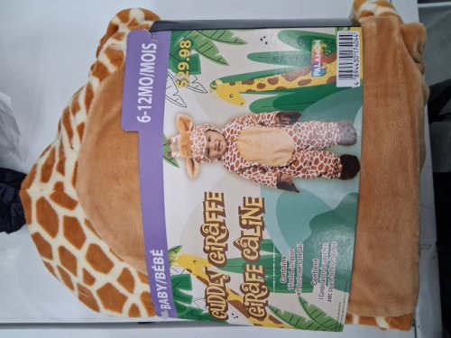 BABY PALAMON CUDDLY GIRAFFE COSTUME - 6-12M - BROWN (STYLE: 1538) image 3