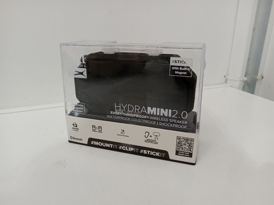 Altec Lansing Hydra Mini 2.0 everythingproof wireless bluetooth Speaker - ip67 waterproof - black (MODEL: IMW1002-BLKBLKG) image 2