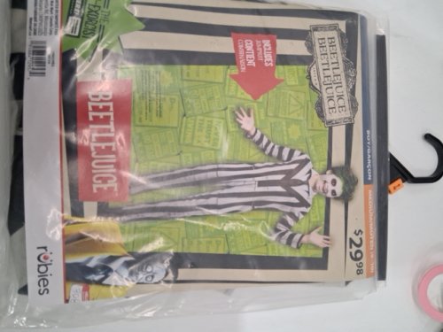 BOYS RUBIES BEETLEJUICE COSTUME - MEDIUM (8-10) - WHITE/BLACK (STYLE: 1001534) image 2