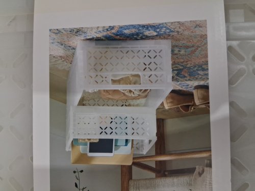 3PK BRIGHTROOM STACKABLE COLLAPSIBLE CRATE - 20" X 13" X 7" image 3