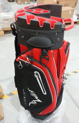 UNIHIMAL 14-Way Golf Cart Bag Pro with Full Length Divider Top - 40" - Red/Black image 5