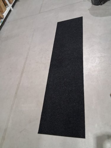 INDOOR/OUTDOOR RUNNER RUG - 8ft x 2ft - black image 3