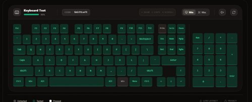 onn. wired usb keyboard - 104 keys - black image 2