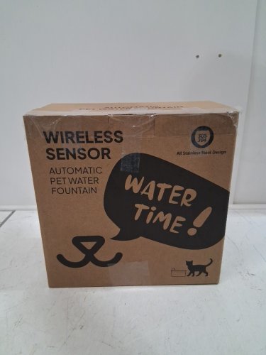 Battery Operated Wireless Cat Water Fountain - 3.2L - stainless steel image 4