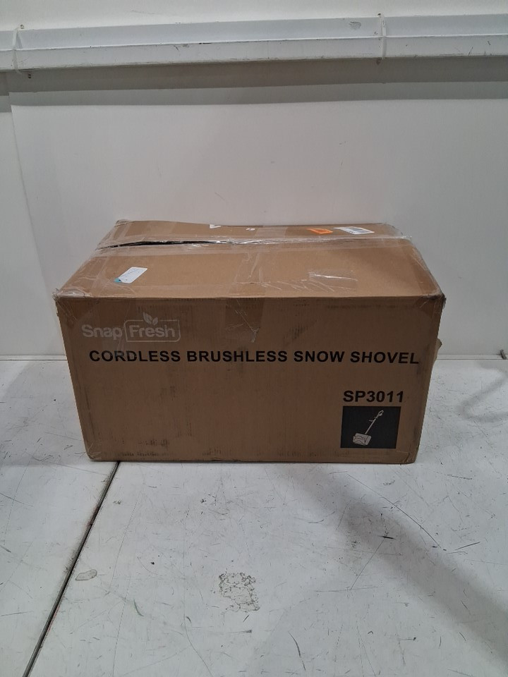 SNAPFRESH CORDLESS BRUSHLESS SNOW SHOVEL 3-SPEED ADJUSTABLE WITH 4.0AH BATTERY - 20V - 12" - GREEN MODEL: SP3011) image 2