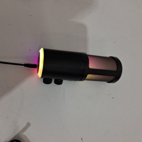 ‌ONIKUMA rgb Condenser usb Microphone with adjustable boom arm - black (model: m530) image 4